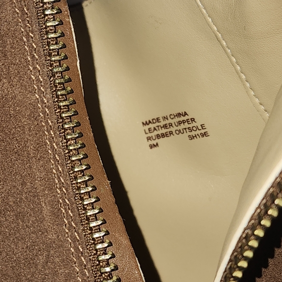 Michael Kors Suede Brown High Heel Ankle Boots Side Zip Sz 9 M Womens - Picture 3 of 11